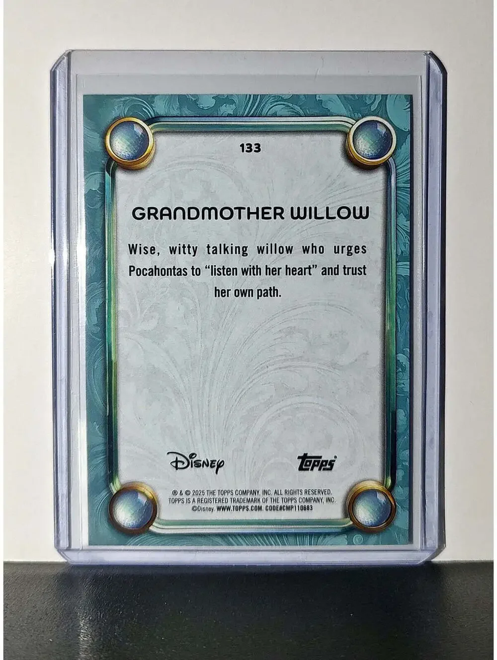Grandmother Willow 2025 Topps Disney Wonder #133 Diamond Card Pocahontas